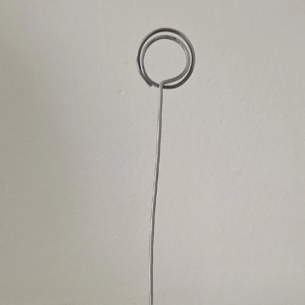 Card/Picture Holder With Metal Anchor In Shape Of A Purse